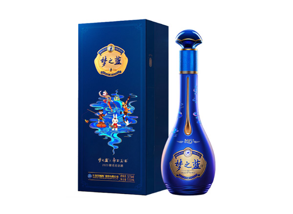 哪里回收梦之蓝×上美影 2023联名纪念酒行情价格