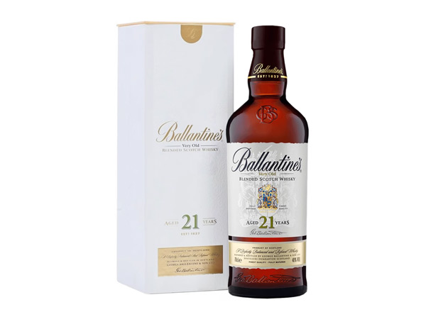 哪里百龄坛威士忌回收百龄坛21年苏格兰威士忌40°Ballantine's进口洋酒700ml行情价格