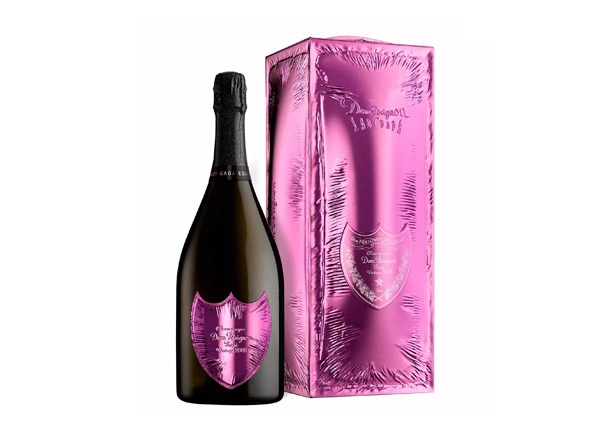 哪里香槟酒回收香槟王唐培里侬Dom Perignon Lady Gaga 粉红桃红香槟限量发光版礼盒香槟起泡酒行情价格