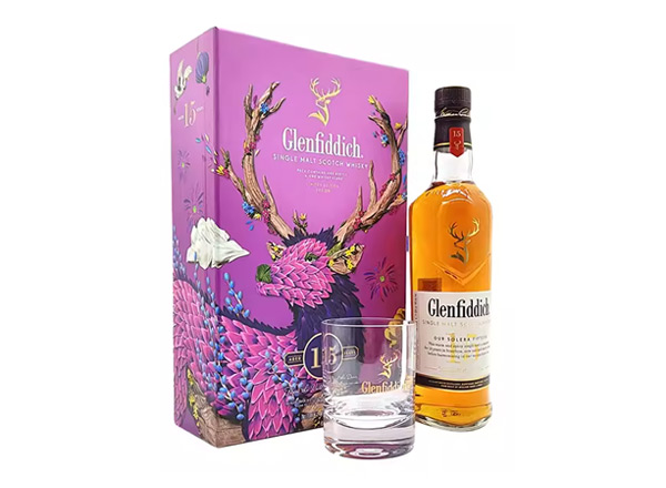 哪里收购格兰菲迪15年威士忌福鹿礼盒装Glenfiddich苏格兰威士忌700ml上门回收行情价格
