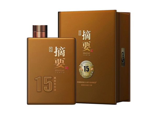 哪里摘要15年回收摘要酒真实年份酒15年十五年金沙摘要盒装