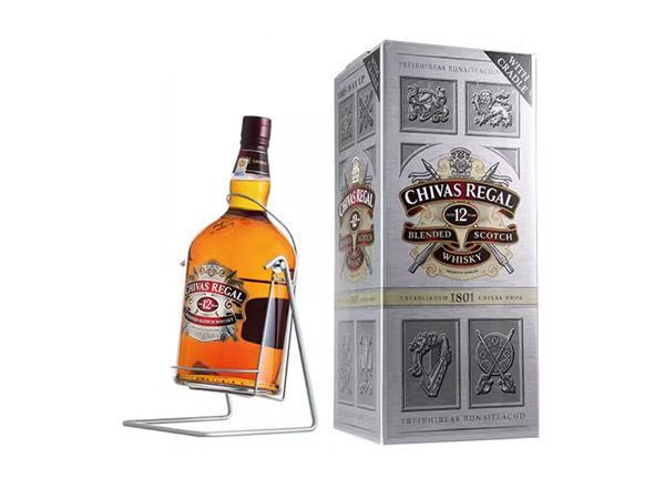 哪里芝华士12年威士忌回收4500ml 9斤装4.5L进口Chivas Regal洋酒礼盒行情价格