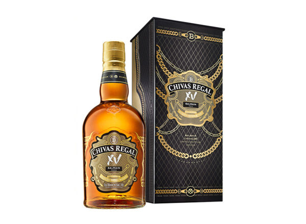 哪里芝华士15年回收Chivas Regal XV Balmain巴尔曼联名限定版700ml苏格兰调配型威士忌洋酒行情价格