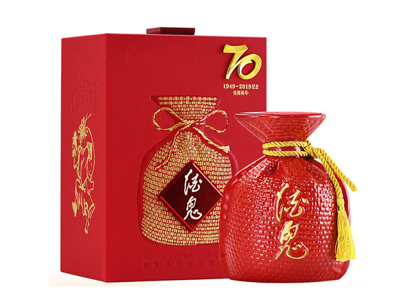 哪里回收酒鬼酒红坛70纪念酒1949-2019年收藏酒54度700ml上门收购行情价格