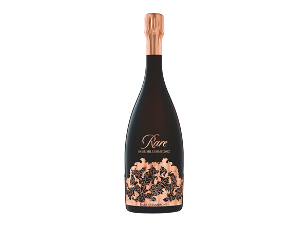 哪里白雪香槟回收稀露香槟黑钻年份桃红香槟Rare Rose（礼盒装）