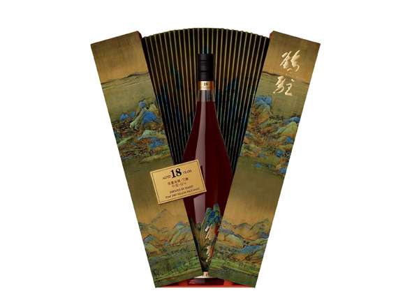 哪里鹤驻18年黄酒回收鹤驻新花雕18年珍藏版千里江山图